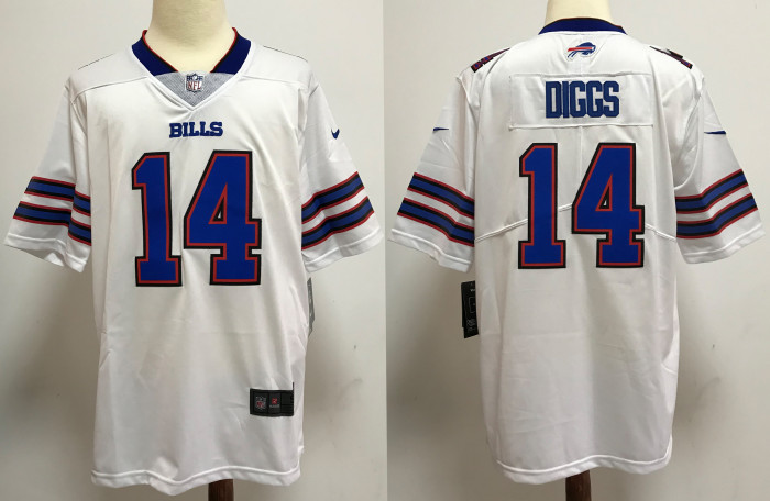 Buffalo Bills Jersey Limited White NO.14 DIGGS