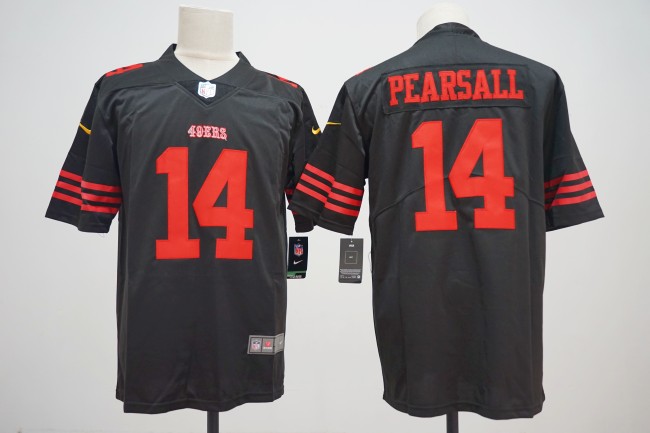 San Francisco 49ers Jersey Limited Editio Black NO.14 PEARSALL