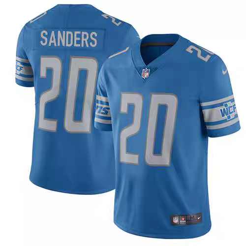 Detroit Lions Jersey Blue NO.20 SANDERS