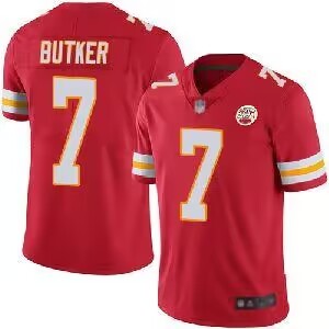 Kansas City Chiefs Jersey Red NO.7 BUTKER