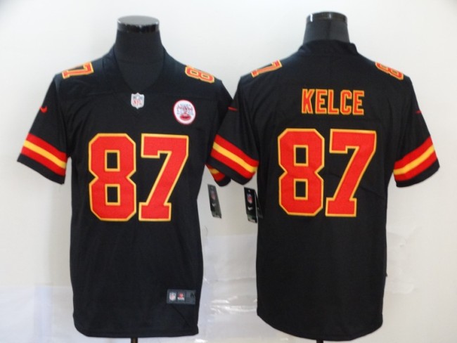 Kansas City Chiefs Jersey Black NO.87 KELCE