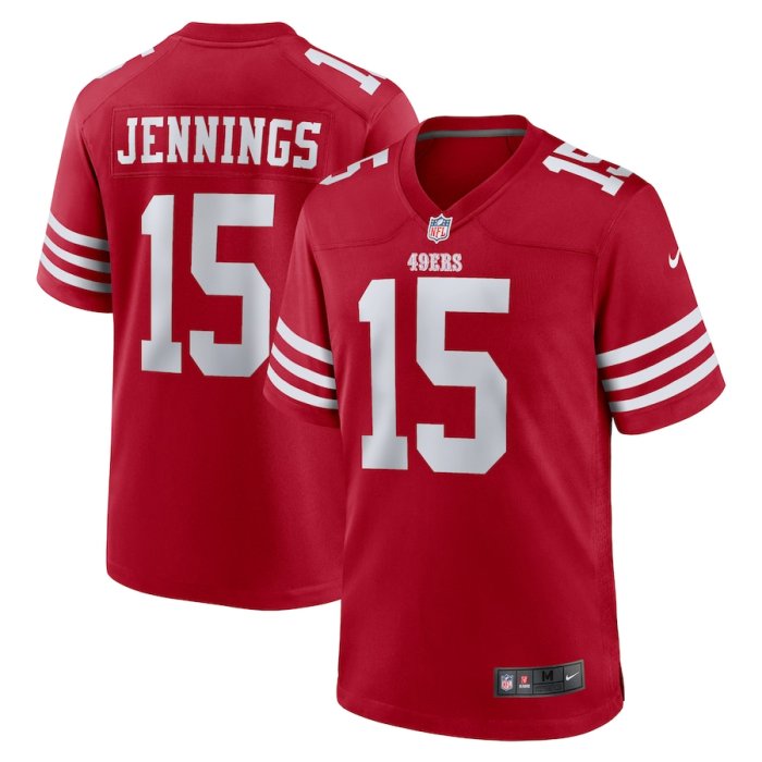 San Francisco 49ers Jersey Limited Editio Red NO.15 JENNINGS