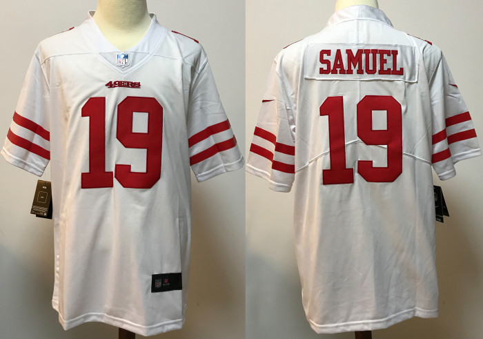 San Francisco 49ers Jersey Limited Editio White NO.19 SAMUEL
