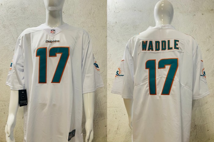 Miami Dolphins Jersey White NO.17 WADDLE