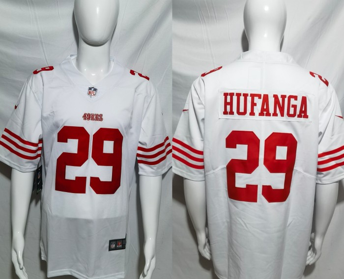 San Francisco 49ers Jersey Limited Editio White NO.29  HUFANGA