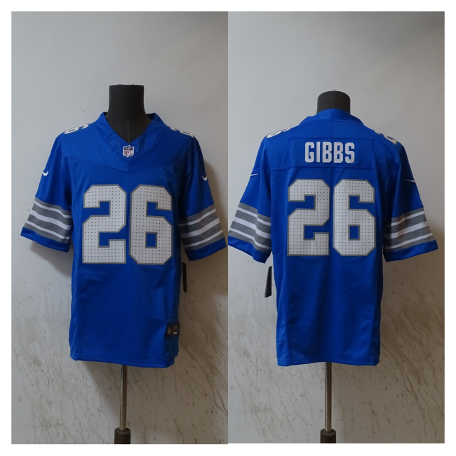 Detroit Lions  Jersey Blue Youth NO.26 GIBBS