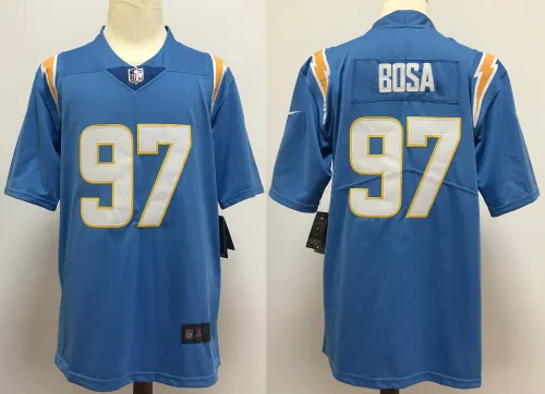 Los Angeles Chargers Alternate Jersey Light Blue NO.97 BOSA