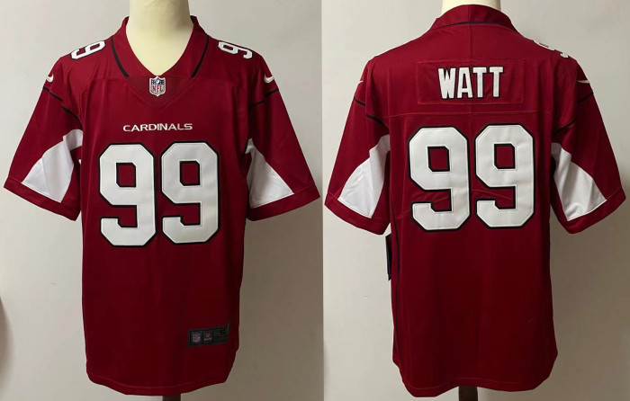 Carolina Panthers Jersey Red NO.99 WATT
