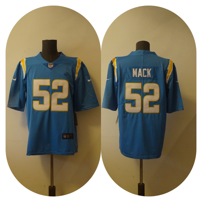 Los Angeles Chargers Alternate Jersey Light Blue NO.52 MACK