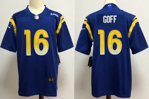 Los Angeles Rams Jerseys Blue NO.16 GOFF