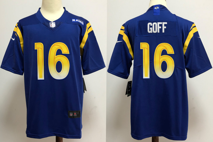 Los Angeles Rams Jerseys Blue NO.16 GOFF