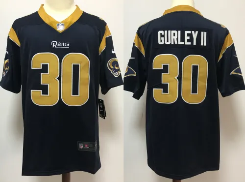 Los Angeles Rams Jerseys player version Blue NO.30 GURLEY II
