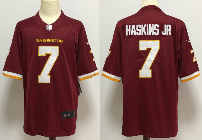 Washington Redskins Jersey Red NO.7 HASKINS JR