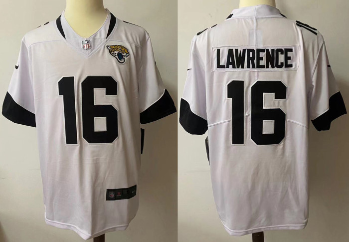 Jacksonville Jaguars Jersey White NO.16 LAWRENCE
