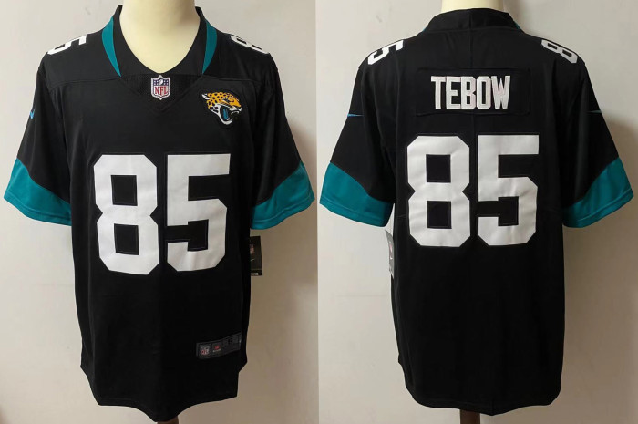 Jacksonville Jaguars Jersey Black NO.85 TEBOW