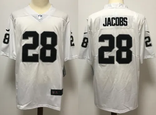 Las Vegas Raiders Jerseys White NO.28 JACOBS