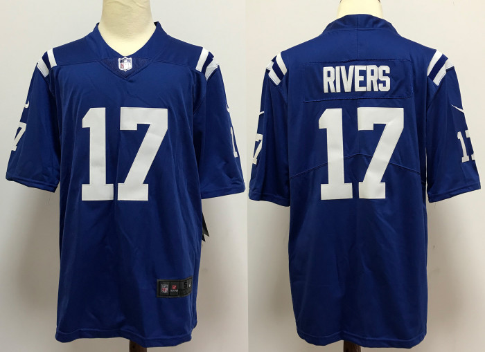 Indianapolis Colts Alternate Jersey Blue NO.17 RIVERS
