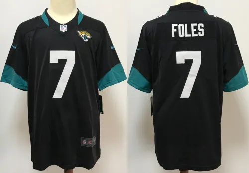Jacksonville Jaguars Jersey Black NO.7 FOLES