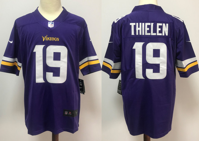 Minnesota Vikings Alternate Jersey Purple NO.19 THIELEN