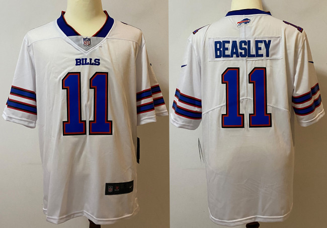 Buffalo Bills Game Player Jersey White NO.11 BEASLEY