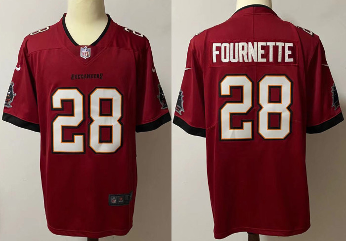 Tampa Bay Buccaneers Alternate Game Jersey Red NO.28 FOURNETTE