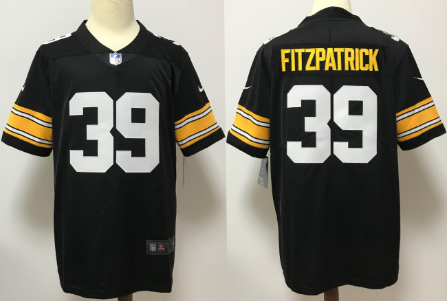 Pittsburgh Steelers Jersey Black NO.39 FITZPATRICK