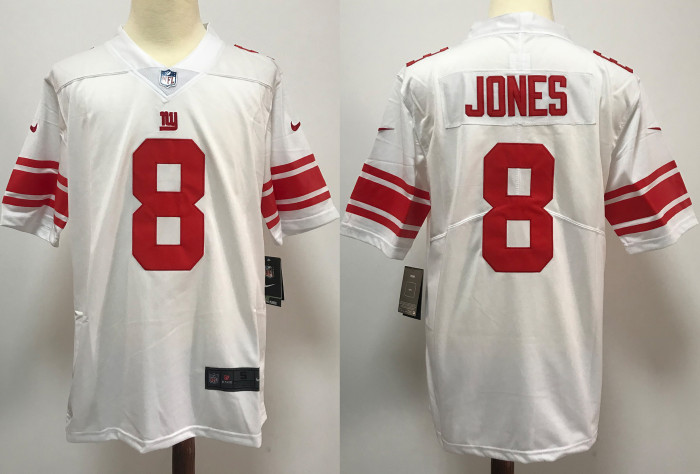 New York Giants Jersey White NO.8 JONES