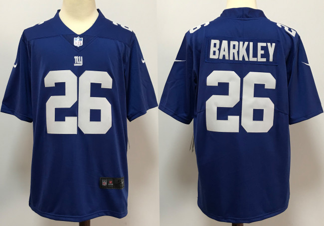 New York Giants Game Jersey Blue NO.26 BARKLAY