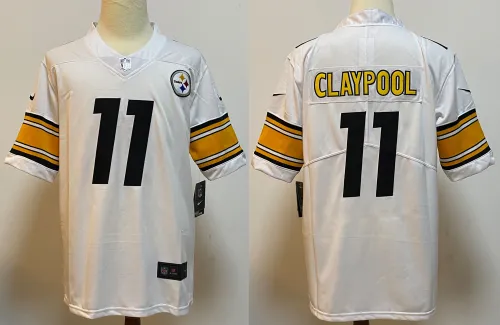 Pittsburgh Steelers Jersey White NO.11 CLAYPOOL