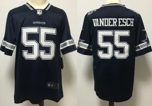Dallas Cowboys Jersey Navy Limited Edition NO.55 VANDER ESCH