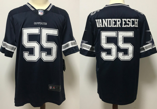 Dallas Cowboys Jersey Navy Limited Edition NO.55 VANDER ESCH