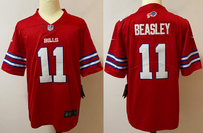 Buffalo Bills Game Player Jersey Red NO.11 BEASLEY