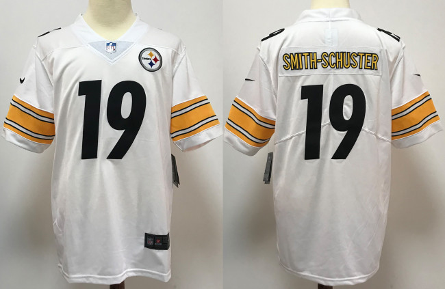 Pittsburgh Steelers Jersey White NO.19 SMITH-SCHUSTER