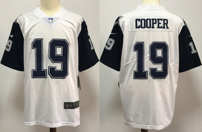 Dallas Cowboys Jersey White Throwback NO.19 COOPER