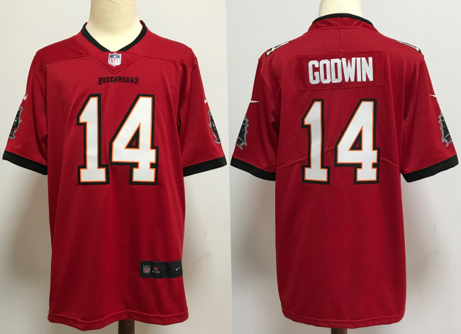 Tampa Bay Buccaneers Alternate Game Jersey Red NO.14 GODWIN
