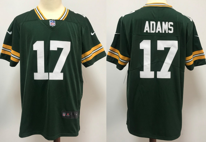 Green Bay Packers Jersey Replica Green 1996 NO.17 ADAMS