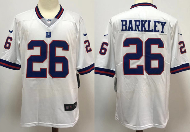 New York Giants Limited Jersey White NO.26 BARKLAY