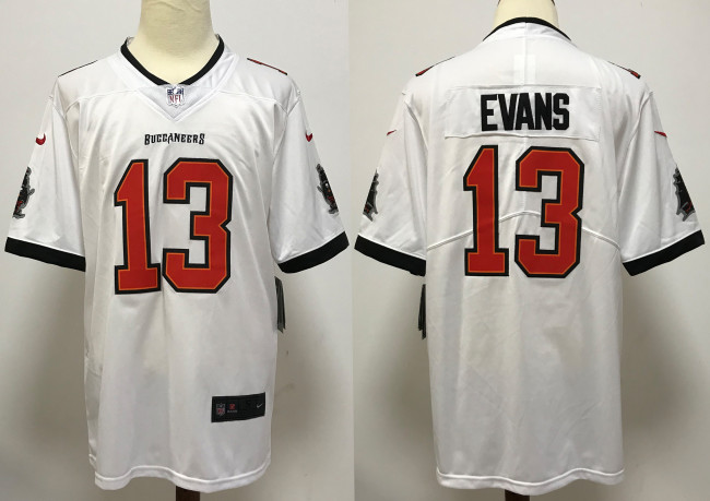 Tampa Bay Buccaneers Alternate Game Jersey White NO.13 EVANS