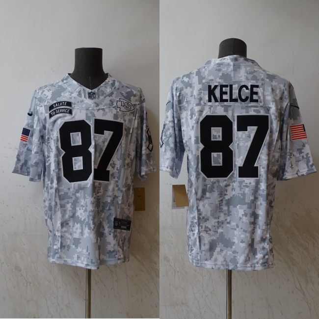 Dallas Cowboys Jersey Navy Salute NO.87 KELCE