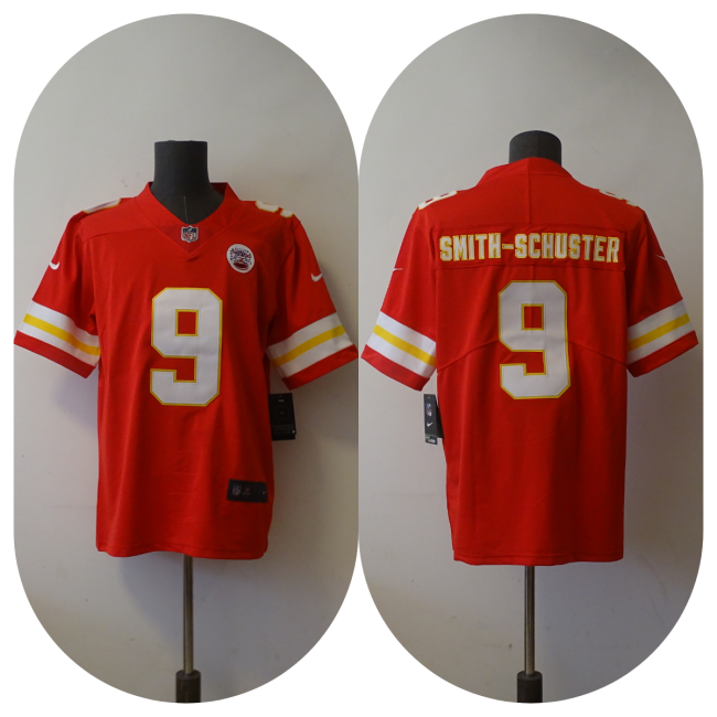 Kansas City Chiefs Jersey Red NO.9 SMITH-SCHUSTER