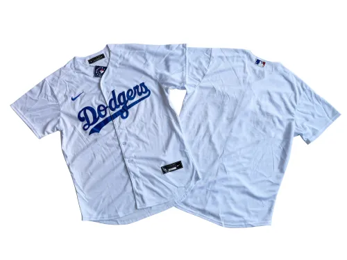 Los Angeles Dodgers Jersey White Fan Version NO Number