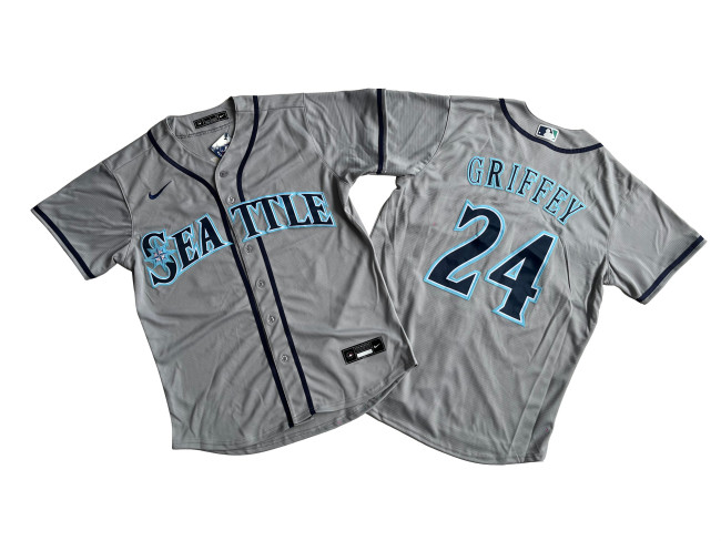 Seattle Mariners Jersey Grey Fan ​Version NO.24 GRIFFEY