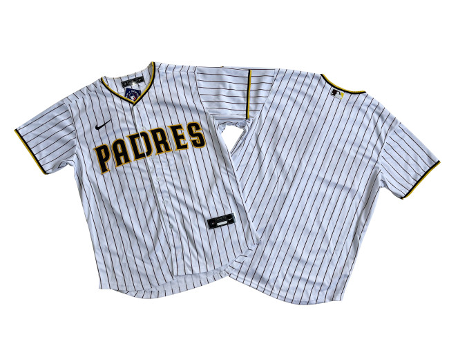 San Diego Padres Jersey Fan version White Stripes No number