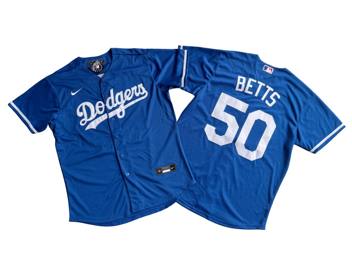 Los Angeles Dodgers Jersey Blue Fan Version NO.50 BETTS
