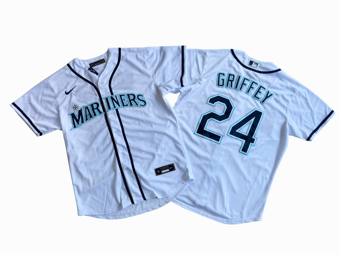Seattle Mariners Jersey White Fan ​Version NO.24 GRIFFEY