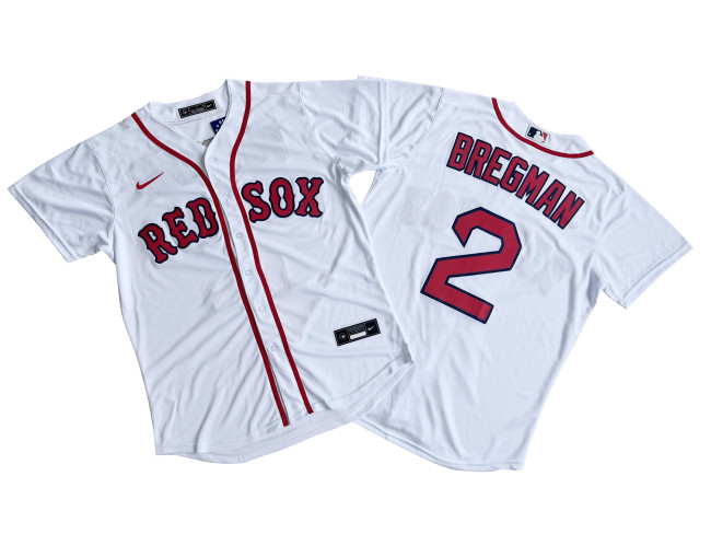 Boston Red Sox Home Jersey White replica NO.2 BREGMAN