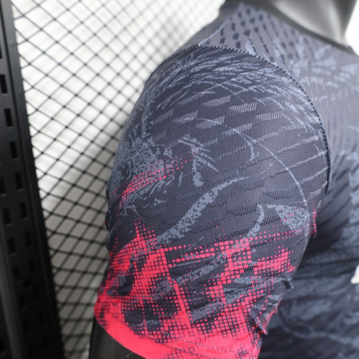 Real Madrid Red Dragon Pattern Player Jersey 25/26