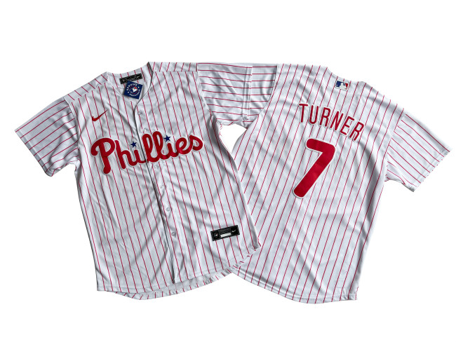 Philadelphia Phillies Limited Jersey White Fan Version NO.7 TURNER