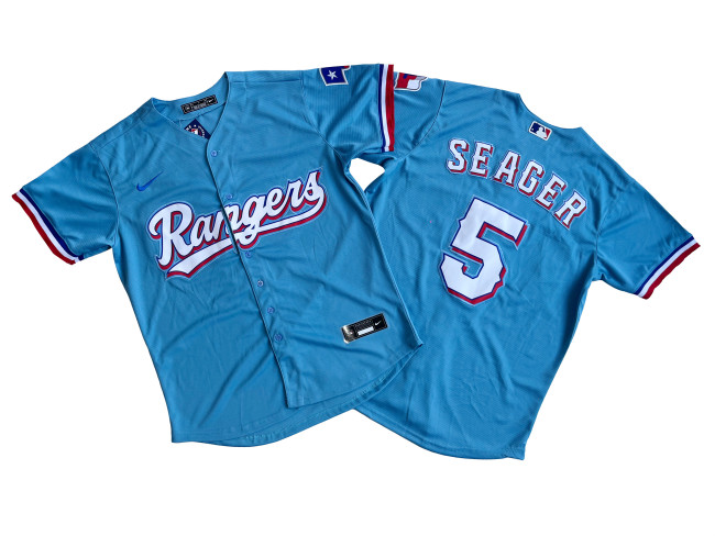 Texas Rangers Jersey Blue Fan Version NO.5 SEAGER