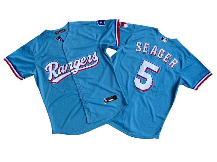 Texas Rangers Jersey Blue Fan Version NO.5 SEAGER